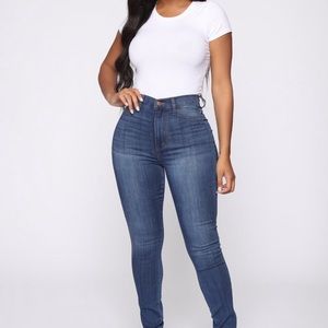 Emma Super Stretch High Rise Skinny Jeans